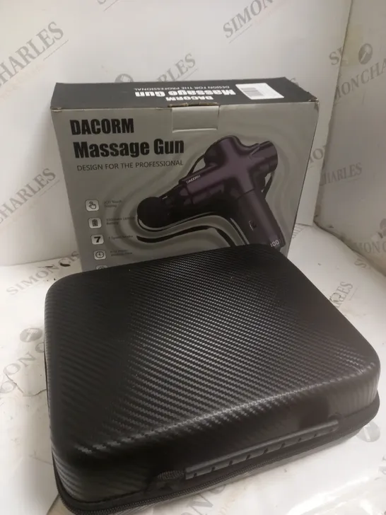 BOXED DACORM MASSAGE GUN 