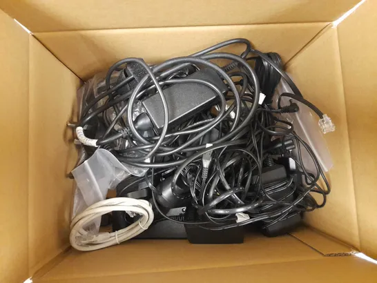 JOB LOT OF APPROX 15 ASORTED ITEMS TO INCLUDE-USB-ETHERNET-POWERSUPPLY