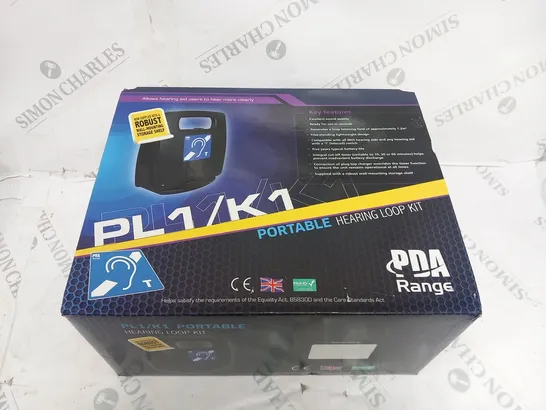 BOXED PDA RANGE PL1/K1 PORTABLE HEARING LOOP KIT