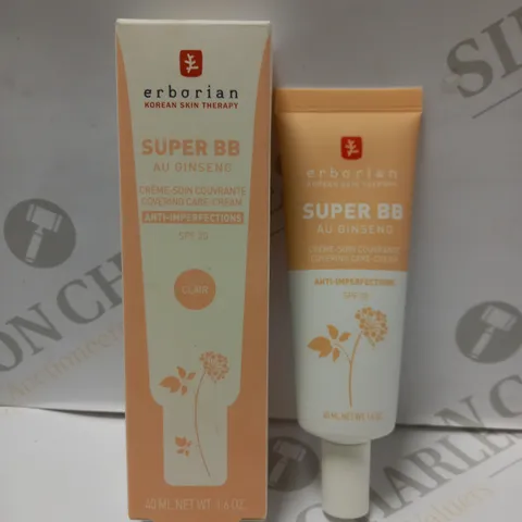 ERBORIAN SUPER BB CREAM WITH GINSENG, FULL COVERAGE CREAM 40ML - FAIR