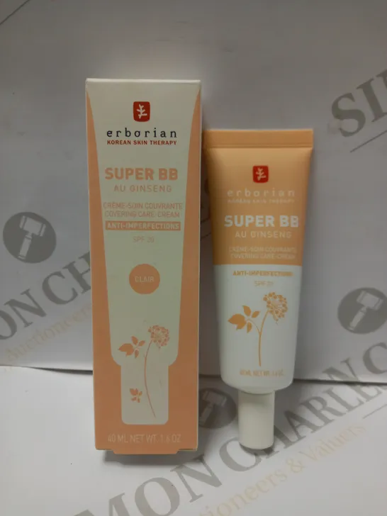 ERBORIAN SUPER BB CREAM WITH GINSENG, FULL COVERAGE CREAM 40ML - FAIR