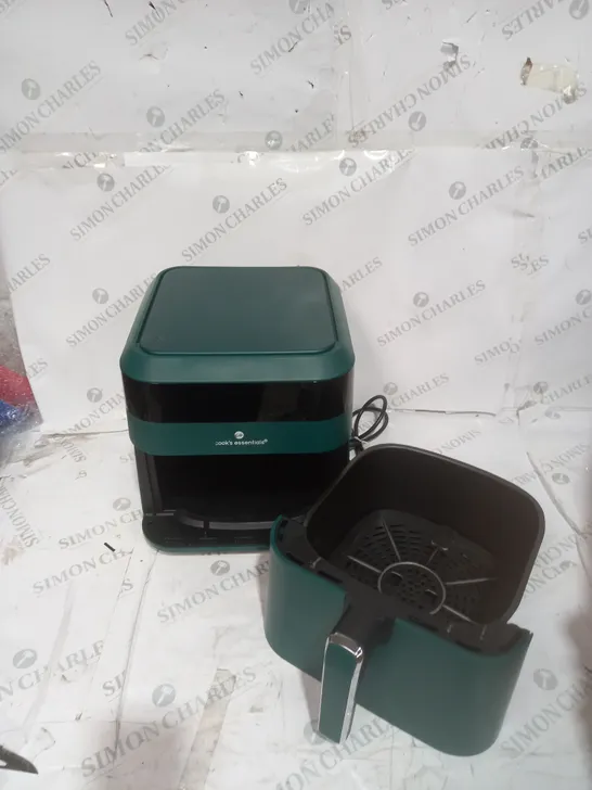 BOXED COOK'S ESSENTIALS AIR FRYER - EMERALD