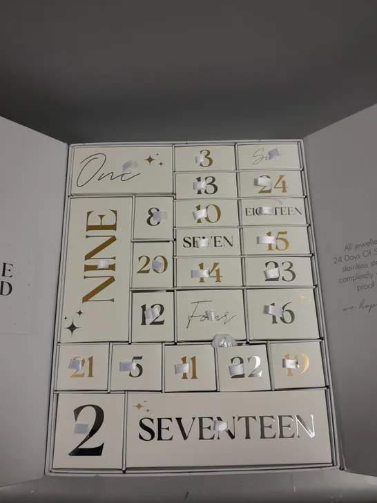 BOXED SAY IT WITH DIAMOMDS ADVENT CALENDAR  RRP £250