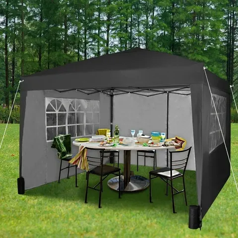 BOXED JARROW 3M×3M STEEL POP-UP GAZEBO 