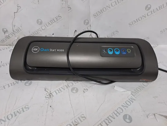 QUICK START H320 LAMINATOR 