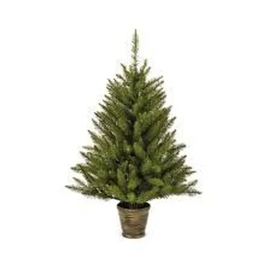 BOXED CALIFORNIA 3' GREEN PINE ARTIFICIAL CHRISTMAS TREE