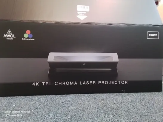 BOXED AWOL Vision LTV-3000 Pro Projector, 3840 x 2160 4K UHD, 3,000 ANSI Lumen [POWERS ON AND DISPLAYS SCREEN]