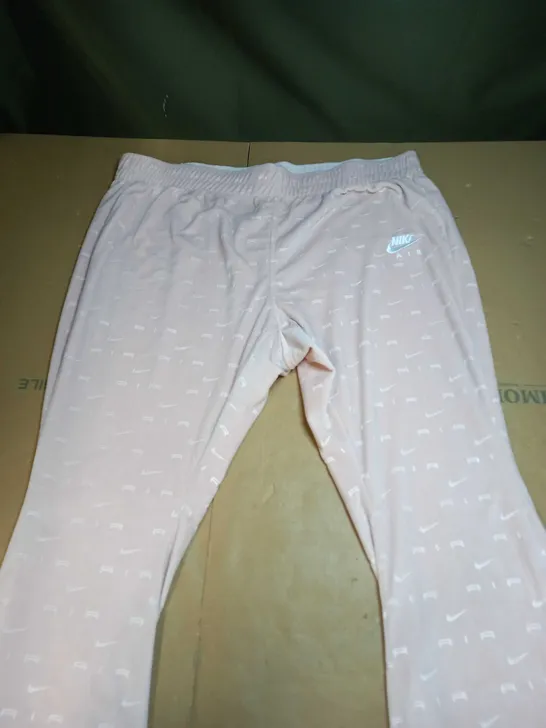 NIKE SLIM FIT MID RISE PINK JOGGING PANTS IN PINK - SIZE 2X