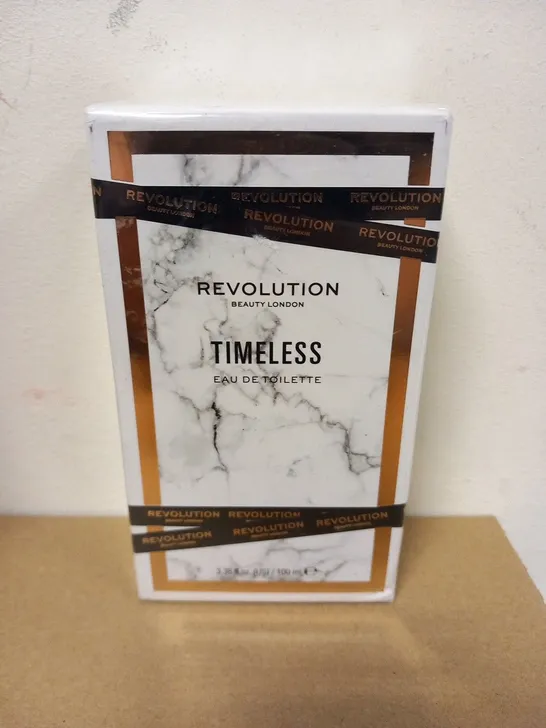 BOXED REVOLUTION BEAUTY LONDON TIMELESS EAU DE TOILETTE 100ML