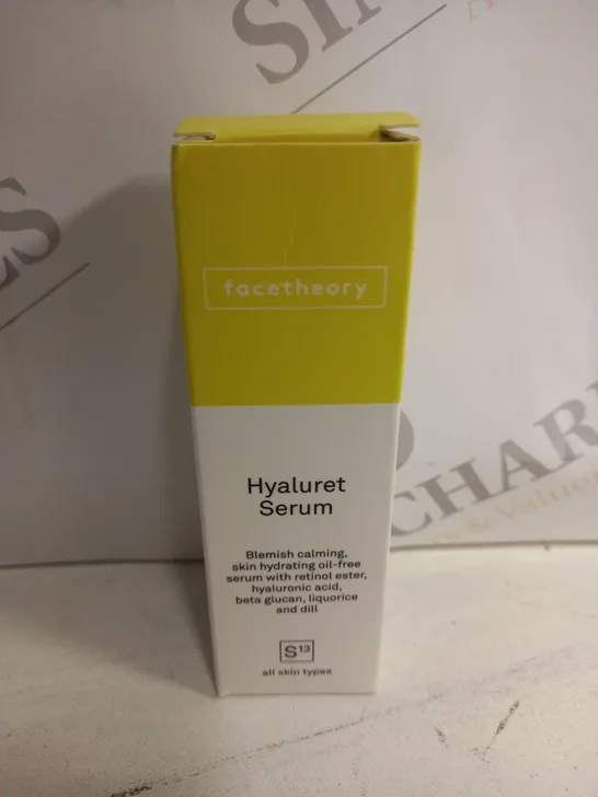 BOXED FACE THEORY HYALURET SERUM S13