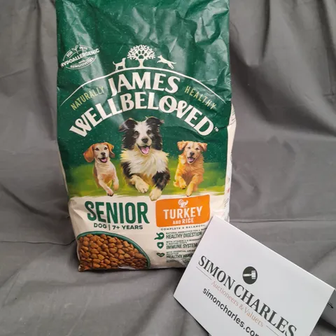 JAMES WELL-BELOVED SENIOR DOG 2KG BAG - TURKEY & RICE