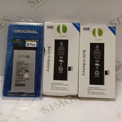 BOX OF APPROXIMATELY 10 ASSORTED HOUSEHOLD ITEMS TO INCLUDE 5SE BATTERY, S8 PLUS BATTERY, ETC