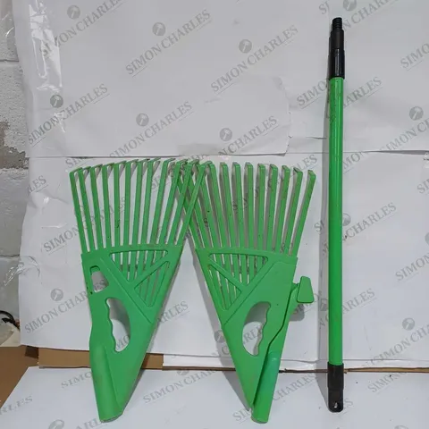 GRUMPY GARDENER 3 IN 1 TELESCOPIC LEAF RAKE