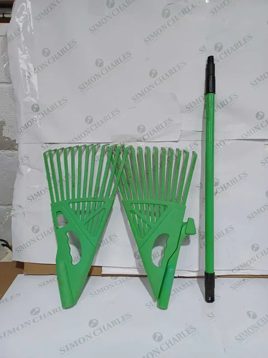 GRUMPY GARDENER 3 IN 1 TELESCOPIC LEAF RAKE