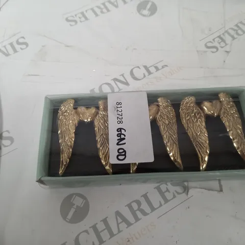 3 ANGEL WING CANDLE JEWELLERY PINS GIFT BOX 