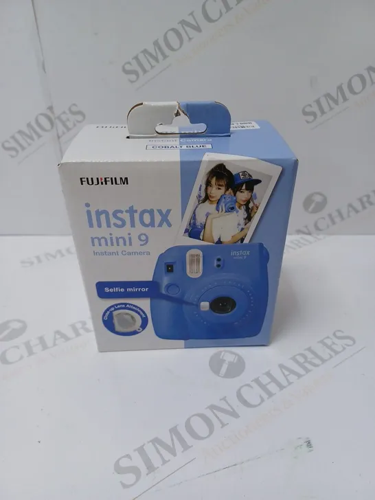 BRAND NEW BOXED FUJIFILM INSTAX MINI 9 INSTANT CAMERA - BLUE