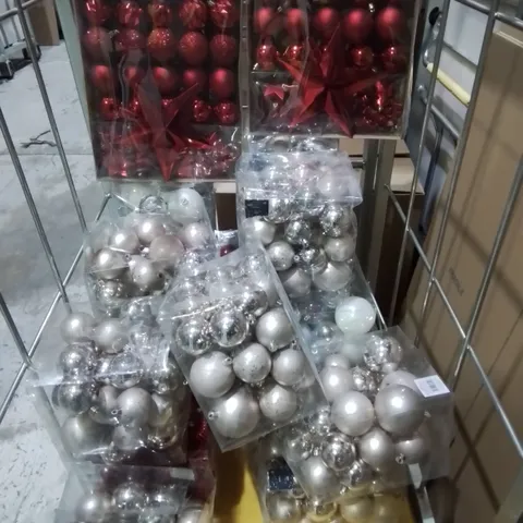 LOT OF 18 ASSORTED PACKS OF BAUBLES