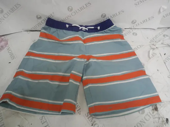 MINI BODENH SHORTS IN BLUE, ORANGE & WHITE - SIZE 13-14YRS