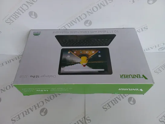 BRAND NEW BOXED VENTURER CHALLENGER 10 PRO 10.1" TABLET WITH DETACHABLE KEYBOARD - 32GB