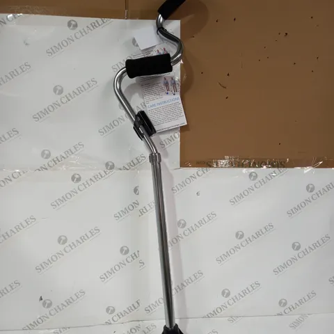 STRONG ARM COMFORT CANE WITH STANDING BASE, TITANIUM