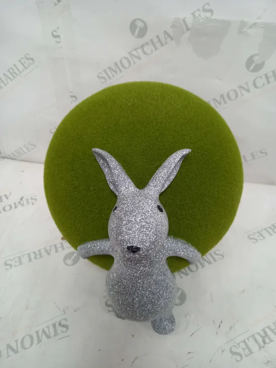 MY GARDEN STORIES FAUX MOSS BALL GARDEN BUNNY