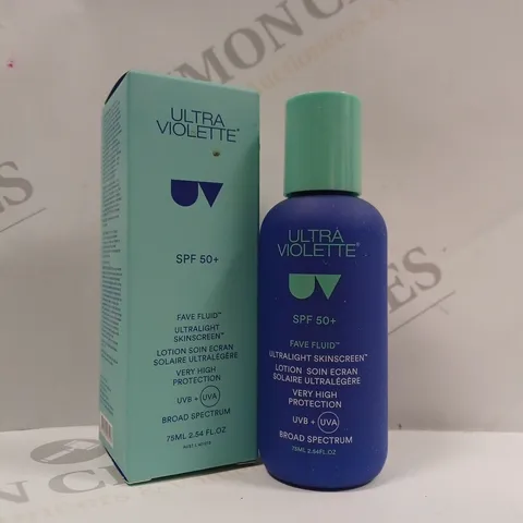 ULTRA VIOLETTE FAVE FLUID SPF50+ ULTRALIGHT SKINSCREEN 75ML 