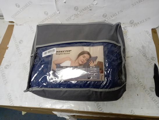 KEEPTOP NAVY WEIGHTED BLANKET