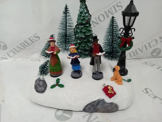 DESIGNER FESTIVE LED CHRISTMAS SCENE WITH MUSIC RRP £24.99