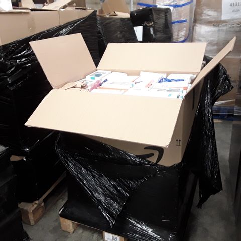 PALLET OF ASSORTED ITEMS INCLUDING MOBILE PHONE SHOCK PROOF CASES, SCREEN PROTECTORS, FOAM SPONGE HAIR ROLLERS AND DOG APPAREL