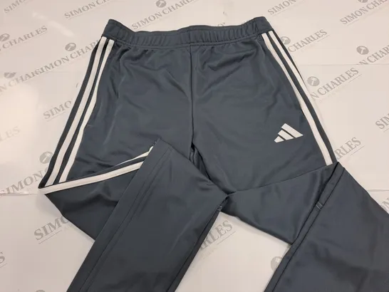 ADIDAS GREY TRACK PANTS - UK M