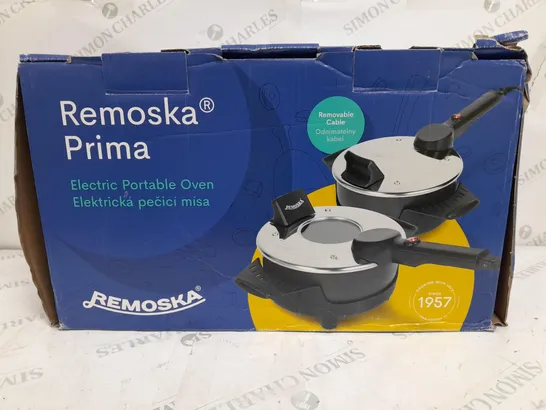 BOXED REMOSKA PRIMA ELECTRIC PORTABLE OVEN