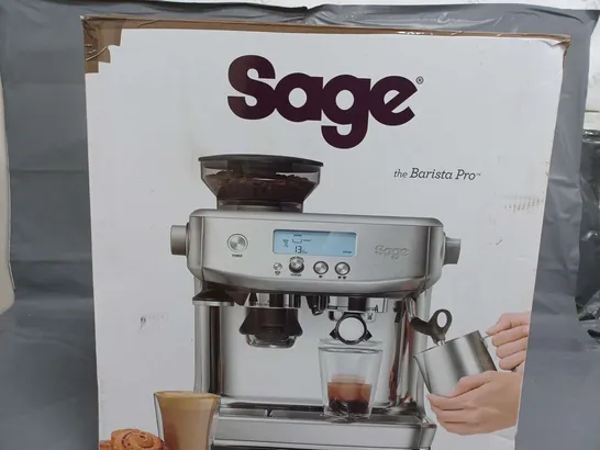 BOXED SAGE THE BARISTA PRO COFFEE MACHINE 