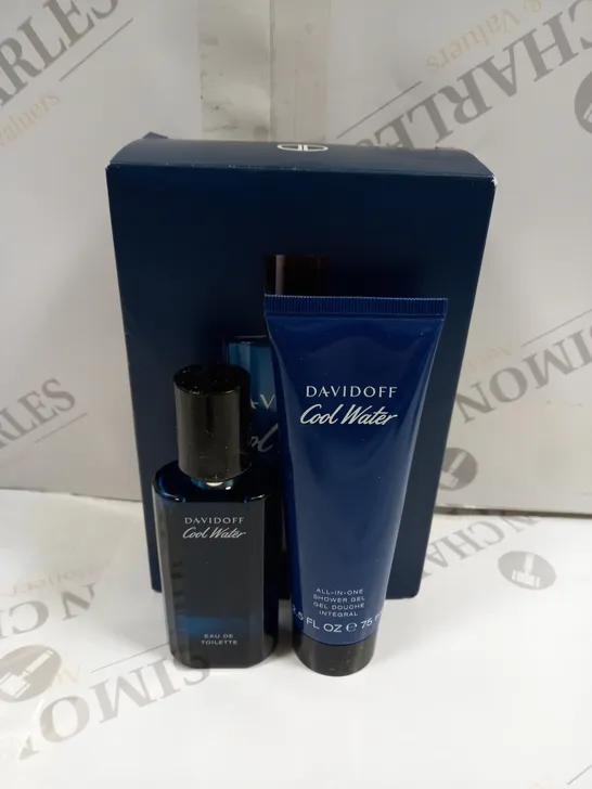 BOXED DAVIDOFF COOL WATER MENS EAU DE TOILETTE GIFT SET