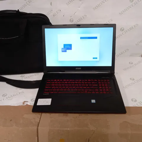 MSI GAMING LAPTOP, INTEL CORE-I7 8750H, NVIDIA GEFORE 1050TI, 16GB RAM, 1TB 970 EVO NVME M.2, 500GB 870 SSD