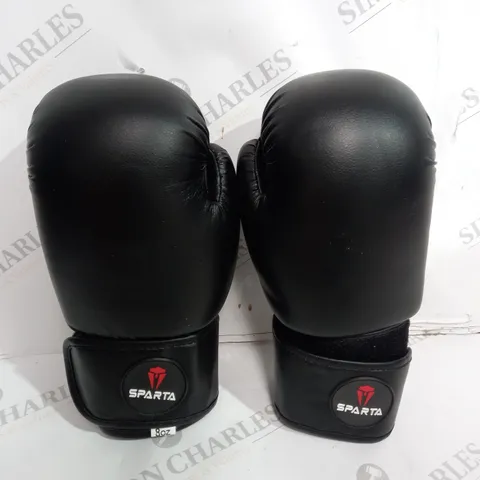 SPARTA BLACK 8 OZ BOXING GLOVES - SIZE UNSPECIFIED