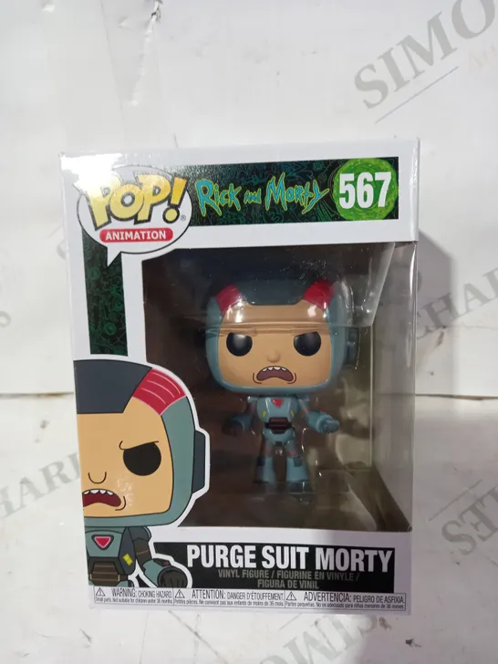 FUNKO POP ANIMATION RICK AND MORTY 567 - PURGE SUIT MORTY VINYL FIGURE