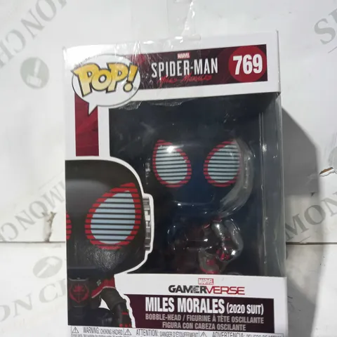 FUNKO POP MARVEL 769 SPIDER MAN MILES MORALES COLLECTABLE BOBBLE-HEAD