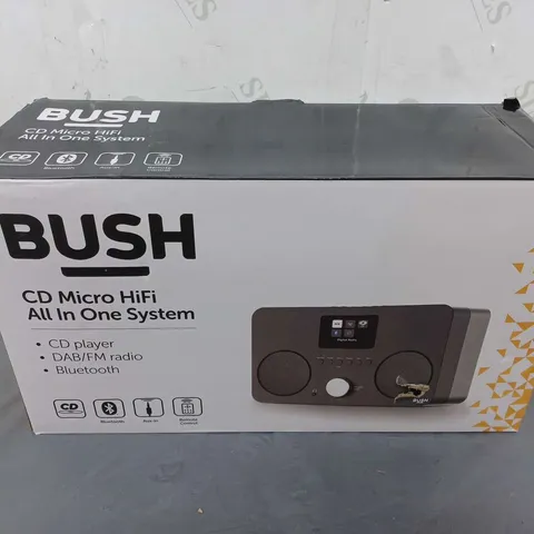 BOXED BUSH CD MICRO HIFI ALL IN ONE SYSTEM