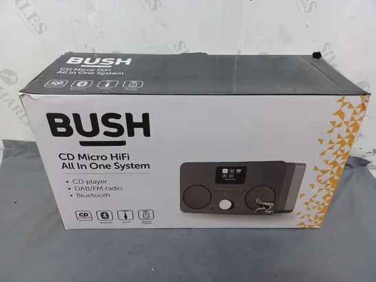 BOXED BUSH CD MICRO HIFI ALL IN ONE SYSTEM