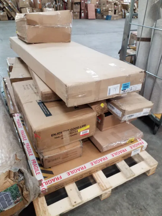 PALLET OF ASSORTED FLATPACK FURNITURE PARTS 