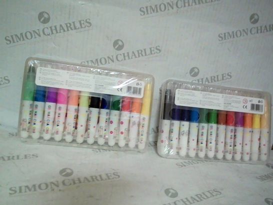 2 X GEL CRAYONS