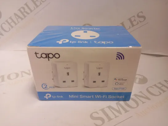 SEALED TP-LINK TAPO P100 MINI SMART WI-FI SOCKETS (2-PACK)