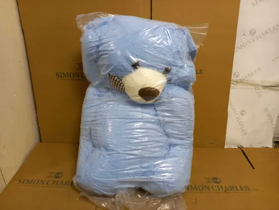 LARGE BLUE TEDDY BEAR 