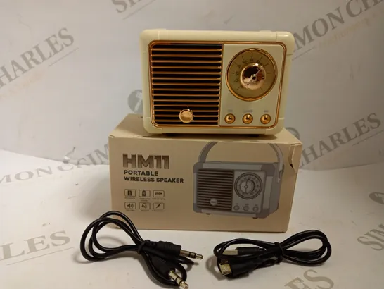 HM11 PORTABLE WIRELESS SPEAKER