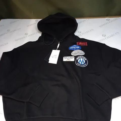 MERCIER LOGO HOODIE SIZE SMALL