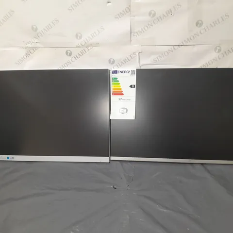 LOT OF 3 ASSORTED MONITORS TO INCLUDE HP 27" FHD, LENOVO LED BACKLIT AND DELL