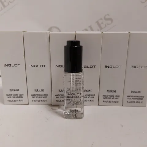 BOX OF APPROX 6 INGLOT DURALINE - 9ML