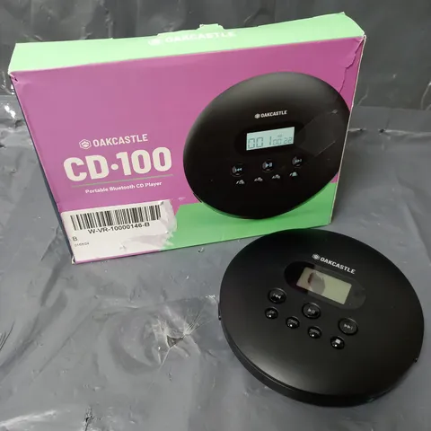 BOXED OAKCASTLE CD.100 BLUETOOTH CD PLAYER 