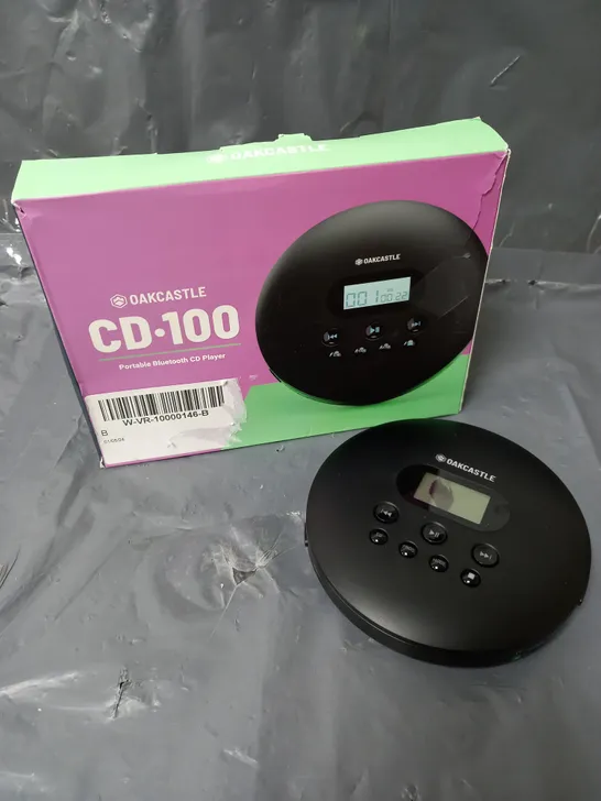 BOXED OAKCASTLE CD.100 BLUETOOTH CD PLAYER 