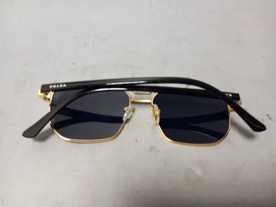 BOXED PRADA VPR58YS SUNGLASSES IN GOLD COLOUR